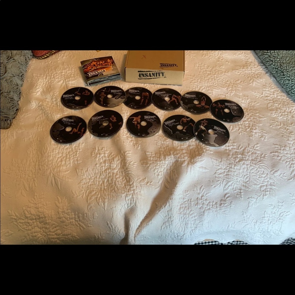 11 Insanity DVDs, like new